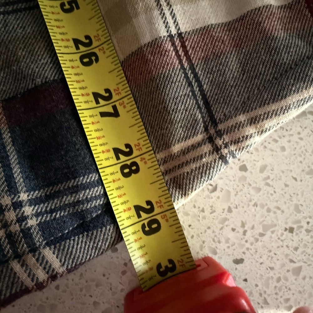 Wrangler VTG Men's Western Plaid Sherpa Lined Flannel Shirt Jacket, White Red, S - Picture 11 of 11